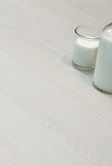 Bianco Latte - Rovere Europeo - Spazzolato