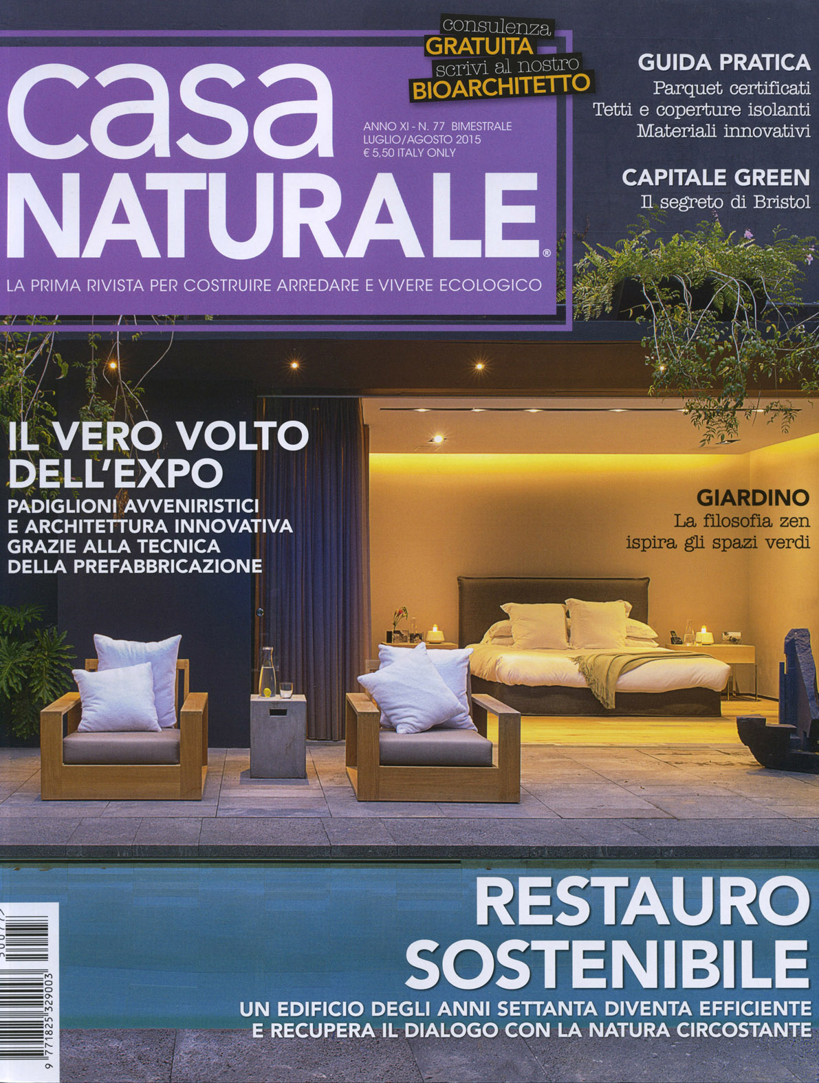 Copertina Casa Naturale Luglio 2015