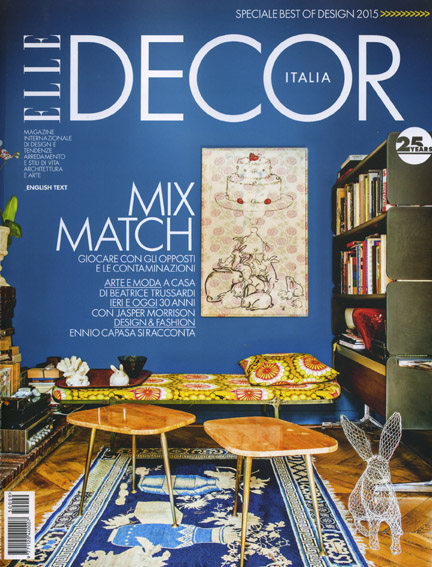 Copertina Elle Decor di settembre 2015