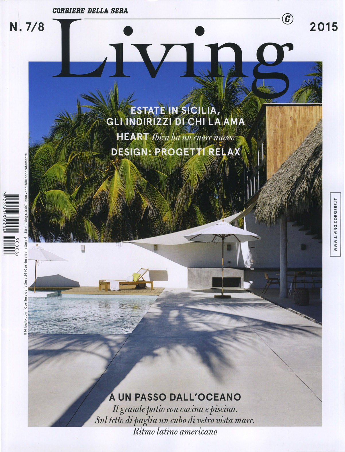 Copertina Living Luglio/Agosto 2015