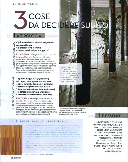 Cose di Casa - Settembre 2015 - Redazionale