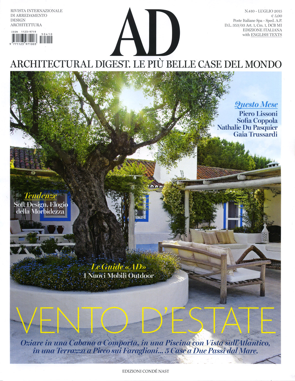 Copertina AD Luglio 2015